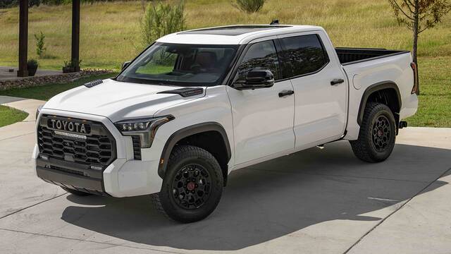 2024 Toyota Tundra TRD Pro parked front view