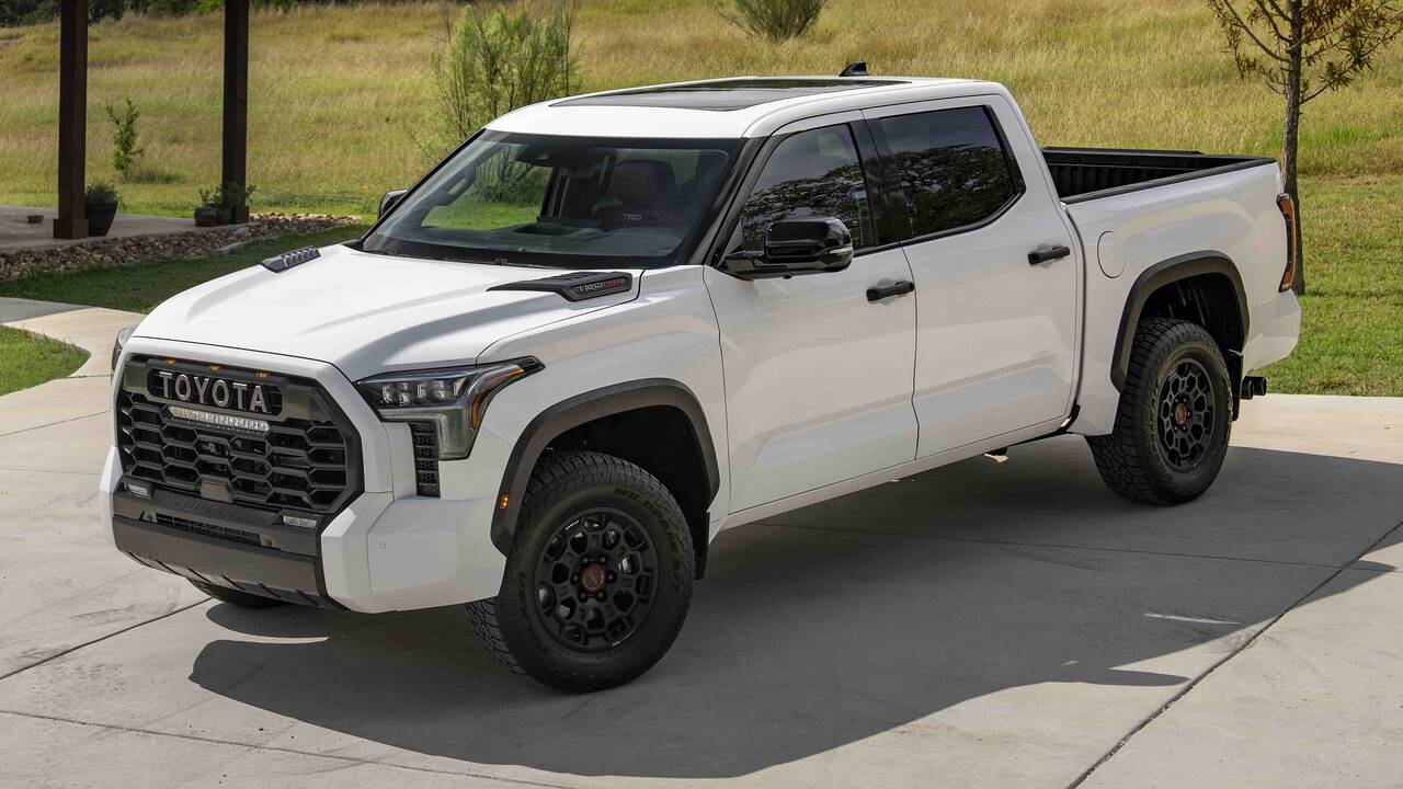 2025 Toyota Tundra TRD Pro parked front view