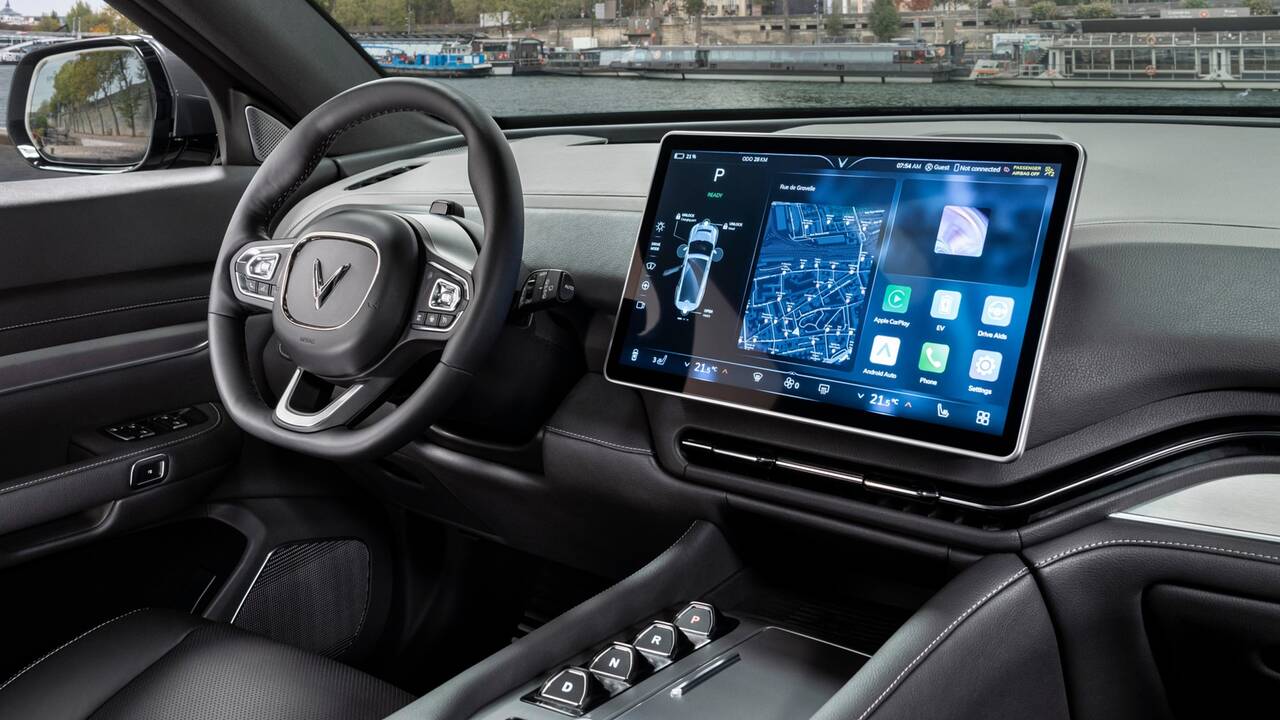 2025 VinFast VF 9 front interior - dashboard