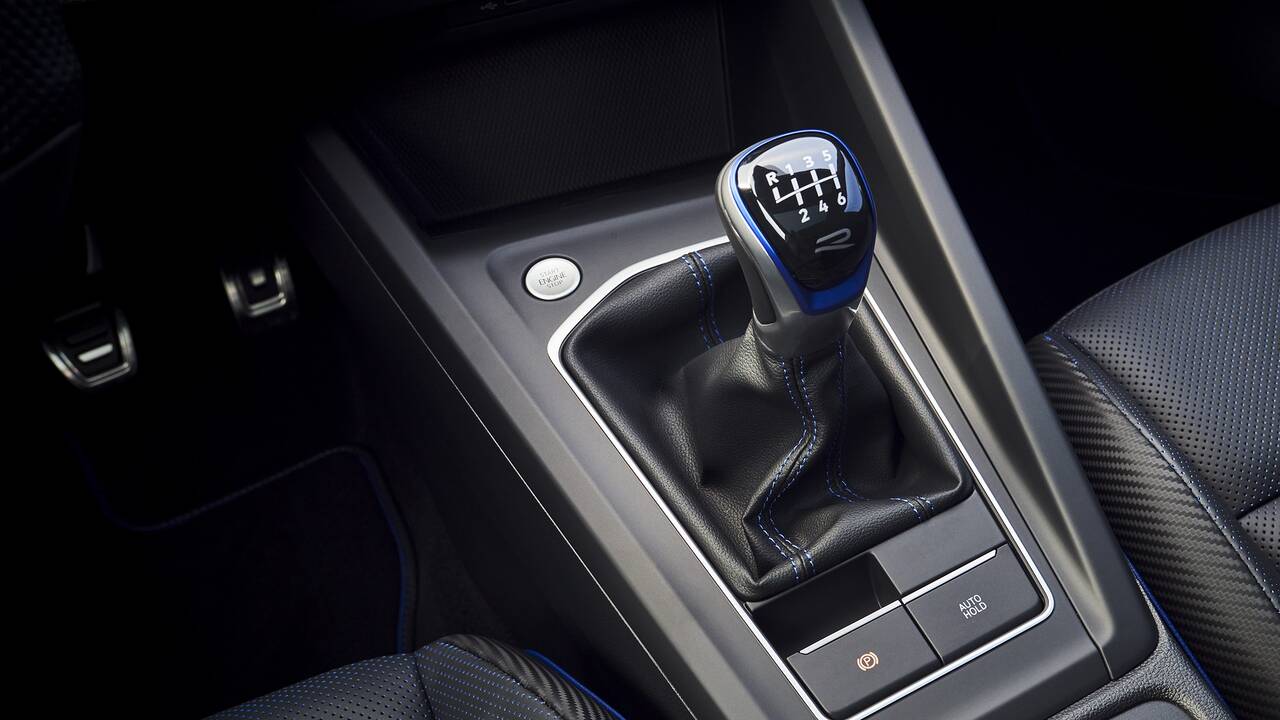 2024 Volkswagen Golf R manual shifter