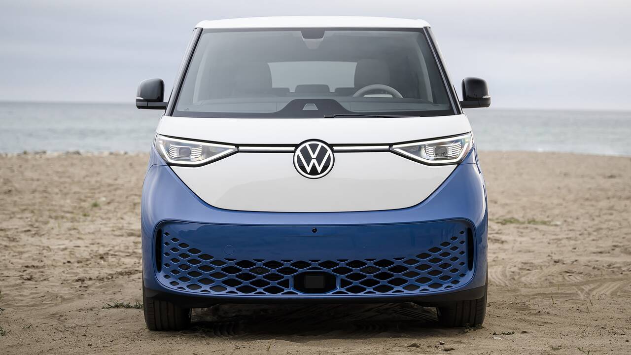 2025 Volkswagen ID. Buzz parked front view head on