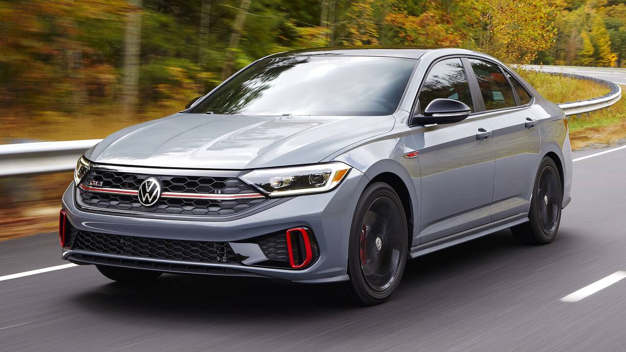 2024 Volkswagen Jetta GLI driving front view