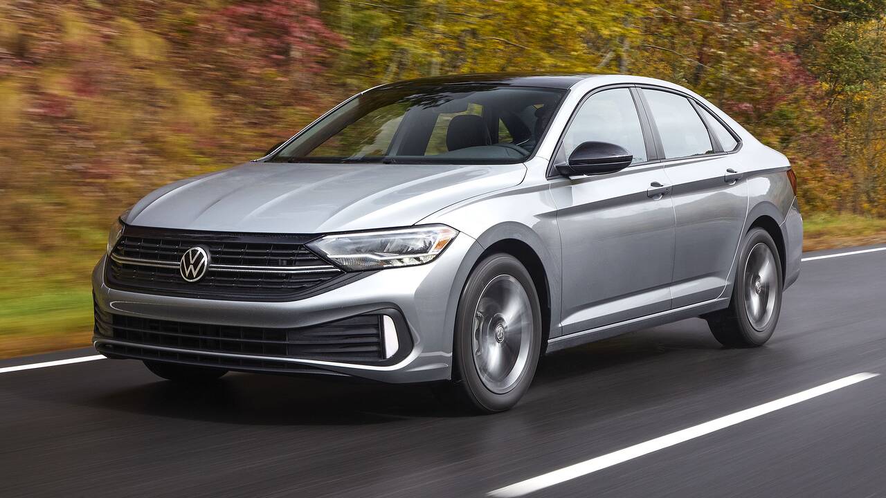 2024 Volkswagen Jetta driving front view