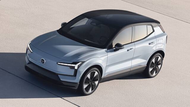 2025 Volvo EX30 parked front side view