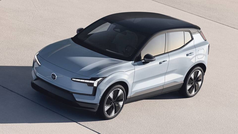 2025 Volvo EX30 parked front side view