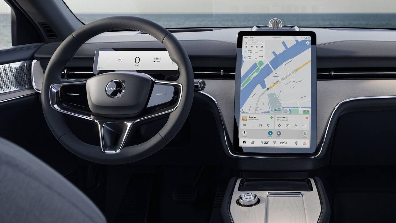 2025 Volvo EX90 front interior - dashboard