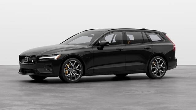 2025 Volvo V60 Polestar Engineered plug-in hybrid parked front view
