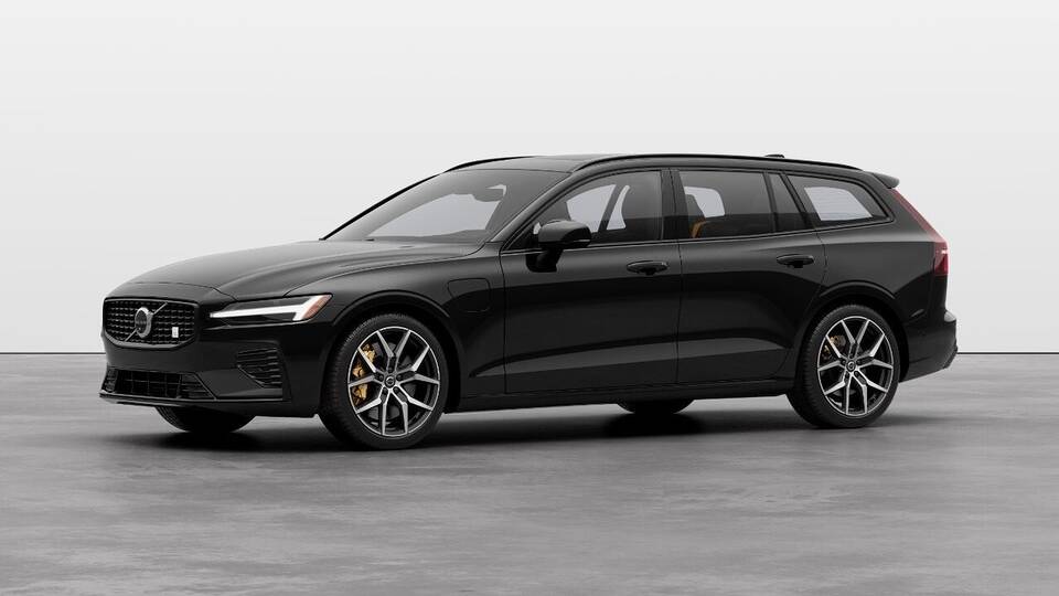 2025 Volvo V60 Polestar Engineered plug-in hybrid parked front view